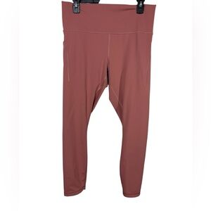 Lululemon Wunder Train High Rise Tight With Pockets 25" Size 14